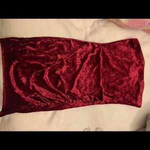 Fashion nova strapless dress